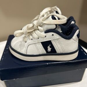 Polo by Ralph Lauren Kids' Sneakers in White and Navy
